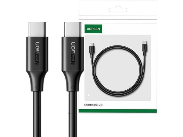 USB-C USB-C-kaapeli UGREEN 15177, 1,5 m (musta)