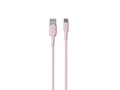 Miniatyrbilde 1 av 3: PURO PUUSBCICONROSE, 1,5 m, USB A, USB C, USB 3.2 Gen 1 (3.1 Gen 1), Rosa