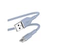 Miniatyrbilde 2 av 3: Puro USB Cable PURO ICON Soft Cable USB-C/USB-A 1.5m (Powder Blue)