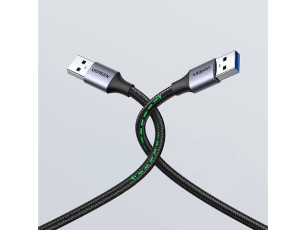 Ugreen USB-A - USB-A 2 m USB-kabel Svart (UGR1484)