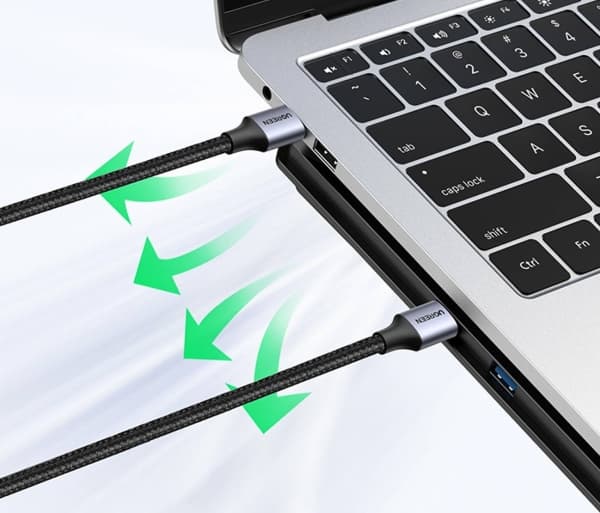 Ugreen USB-A - USB-A 2 m USB-kabel Svart (UGR1484)
