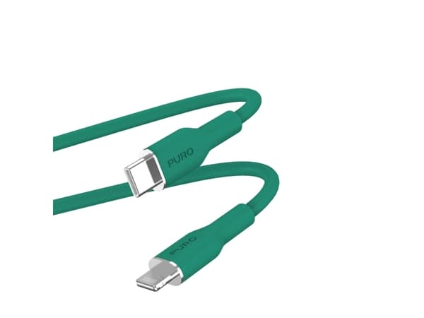 PURO PUCAPLTUSBCICONDKGRN, 1,5 m, Lightning, USB C, Uros, Uros, Vihreä