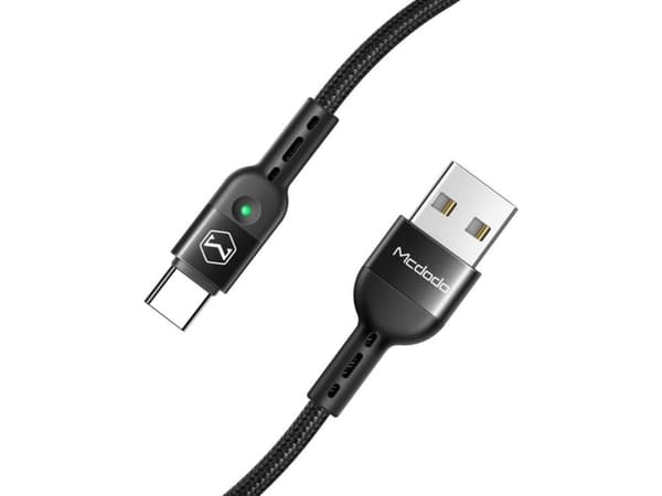Mcdodo USB-A - USB-C USB-kabel 1,8 m Svart (74593)