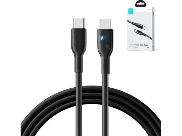 Joyroom USB-kabel USB C - USB C-kabel 100W 2m Joyroom S-CC100A13 - svart