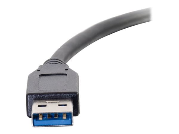 C2G 6ft USB C till USB A kabel - USB 3.2 - 5Gbps - M/M - USB-kabel - USB Typ A (han) till 24 pin USB-C (han) - USB 3.1 - 30 V - 3 A - 1,83 m - sort