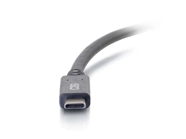 C2G 6ft USB C till USB A kabel - USB 3.2 - 5Gbps - M/M - USB-kabel - USB Typ A (han) till 24 pin USB-C (han) - USB 3.1 - 30 V - 3 A - 1,83 m - sort