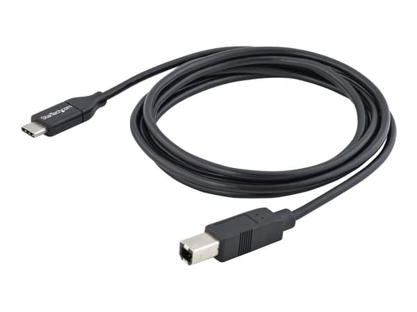 StarTech.com 2m 6ft USB C to USB B Cable - USB 2.0 - USB Type C Printer Cable M/M - USB 2.0 Type-C to Type-B Cable (USB2CB2M) - USB-kabel - 24 pin US
