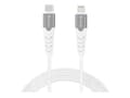 Miniatyrbilde 2 av 5: Sandberg - Lightning-kabel - 24 pin USB-C hann til Lightning hann - 2 m - MFI-sertifisert - hvit - USB Power Delivery