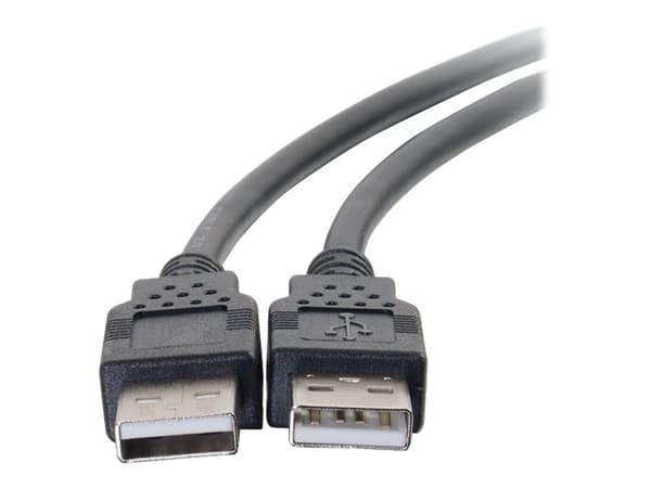 C2G 3.3ft USB Cable - USB A to USB A Cable - USB 2.0 - Black - M/M - USB-kabel - USB (hane) till USB (hane) - USB 2.0 - 1 m - svart