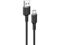 Miniatyrbild 1 av 5: Acefast USB-A - USB-C 1,2 m USB-kabel Svart (6974316280767)