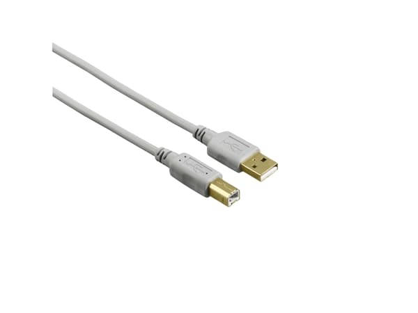 Hama 00200903, 1,5 m, USB A, USB B, USB 2.0, 0,48 Gbit/s, Grå