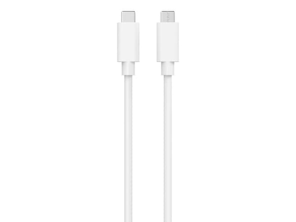 Sinox USB C kabel. 2m. Hvid