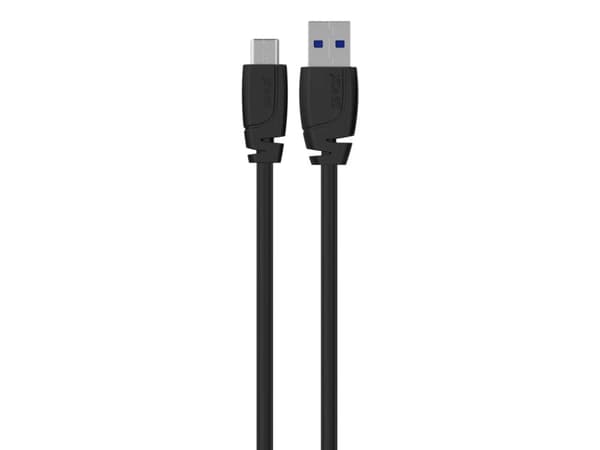 Sinox PRO USB C til USB A kabel. 1m. Sort