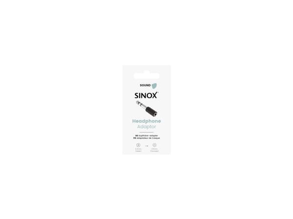 Sinox stereo jack adapter