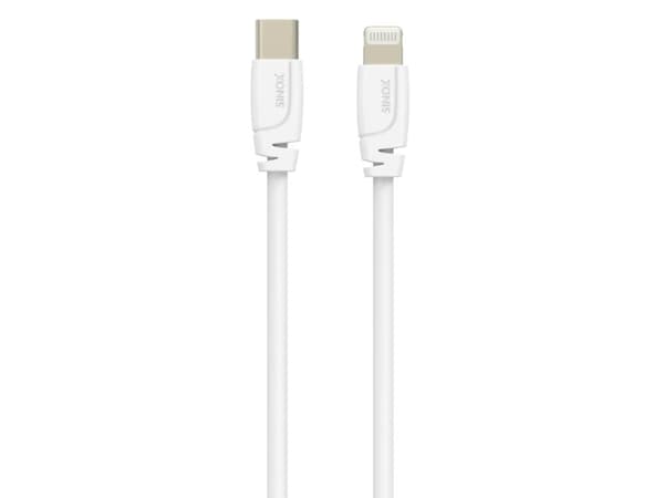 Sinox SXI04650, 0,5 m, Lightning, USB C, Hankontakt, Hankontakt, Vit