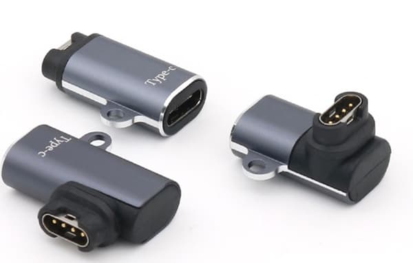 Laddningsadapter med USB-C till Garmin-klockor - Sida