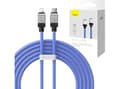 Miniatyrbilde 1 av 5: Baseus USB-C til Lightning CoolPlay Series 20W 2m hurtigladekabel (lilla)