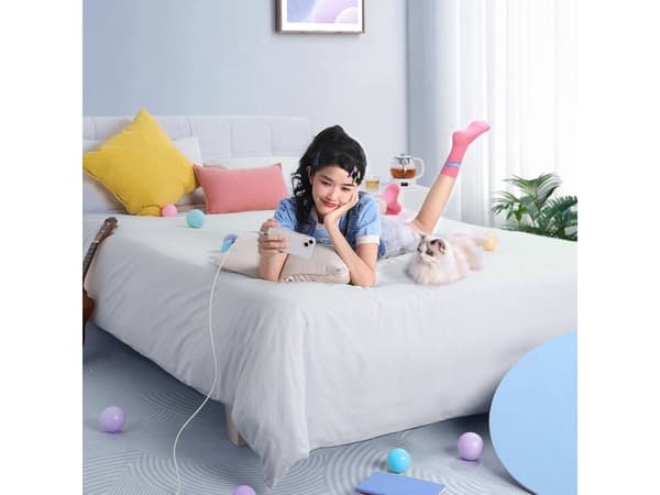 Baseus USB-C til LightningExplorer-serien hurtigladekabel 2m, 20W (hvit)