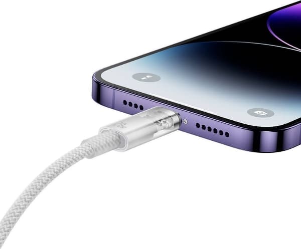 Baseus USB-C til LightningExplorer-serien hurtigladekabel 2m, 20W (hvit)