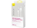 Miniatyrbild 5 av 5: Baseus USB-A till Lightning Explorer Series 2 m, 2,4 A snabbladdningskabel (vit)