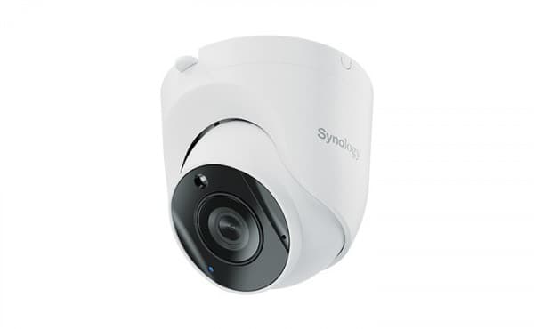 Synology TC500 - Nettverksovervåkingskamera - panorering / tipping - lite tårn - vanntett - farge (Dag og natt) - 2880 x 1620 - fastfokal - lyd - LAN