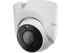 Synology TC500 - Nettverksovervåkingskamera - panorering / tipping - lite tårn - vanntett - farge (Dag og natt) - 2880 x 1620 - fastfokal - lyd - LAN