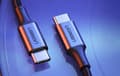 Miniatyrbild 4 av 5: UGREEN US316 Type C to Type C Cable, 100W, 3m (grey)
