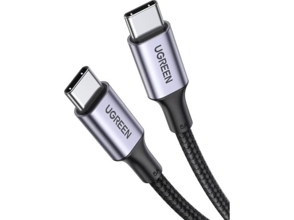UGREEN US316 Type C to Type C Cable, 100W, 3m (grey)