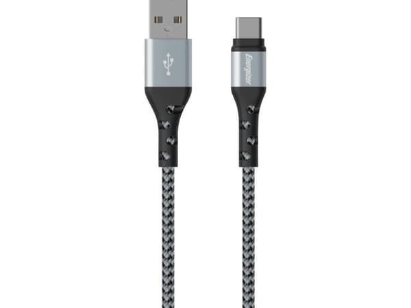 Energizer Ultimate - USB-A til USB-C-tilkoblingskabel 2m (sølv)