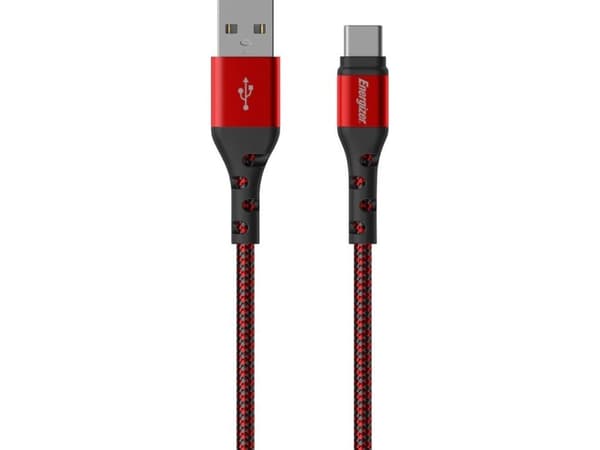 Energizer Ultimate - USB-A til USB-C-tilkoblingskabel 2m (rød)
