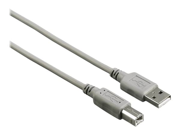 Hama FIC - USB-kabel - USB (hann) til USB-type B (hann) - USB 2.0 - 1.5 m - grå