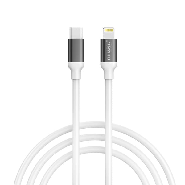 Stark 20W USB-C till Lightning Kabel Vit - 2 meter