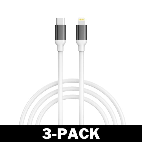 Stark 20W USB-C till Lightning Kabel Vit - 2 meter