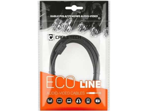 Cabletech USB-A - miniUSB USB-kabel 1,8 m svart (KPO4010-1,8)