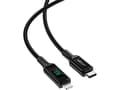 Miniatyrbilde 5 av 5: USB-kabel Acefast C6-01 MFi PD30W USB-C til Lightning 1,2 m svart (C6-01-C-L svart)