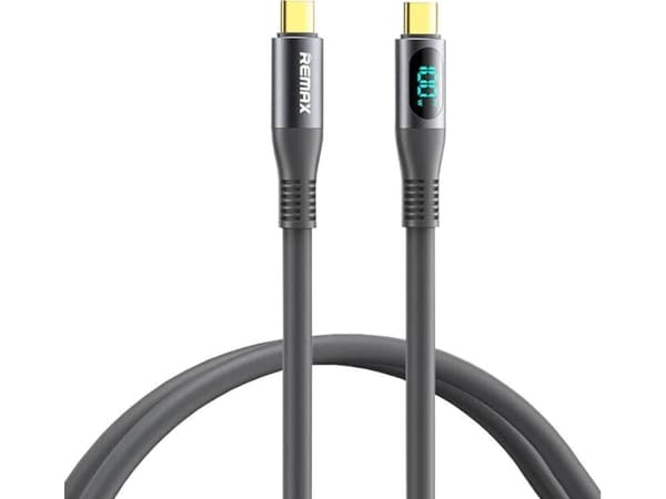 Cable USB-C USB-C Remax Zisee, RC-C032, 1,2m, 100W, (grey)