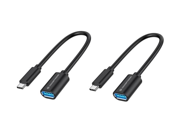 Conceptronic ABBY11B, 0,2 m, USB C, USB A, USB 3.2 Gen 1 (3.1 Gen 1), 5 Gbit/s, Svart