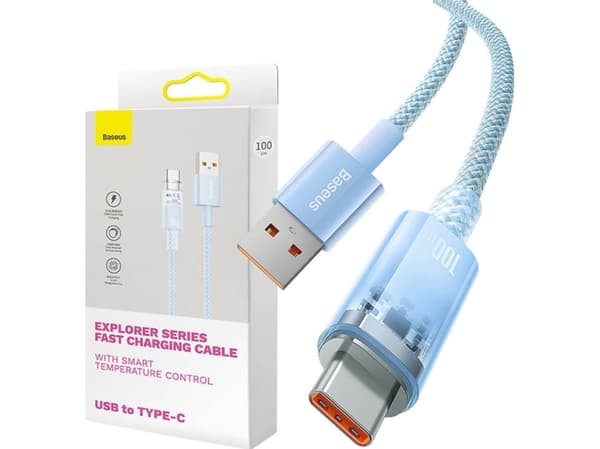 Baseus USB-A - USB-C USB-kabel 2 m Blå (CATS010503)