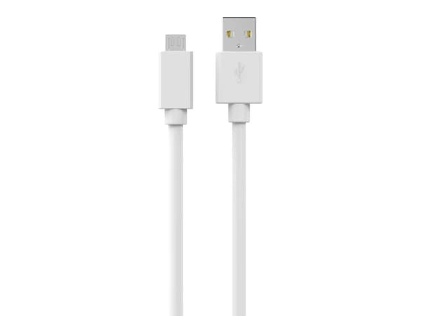 Sinox Micro USB till USB A kabel. 1m. Vit