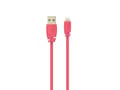 Miniatyrbilde 3 av 4: Sinox PRO Lightning kabel m/original Apple™ chip. 1m. Pink