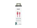 Miniatyrbild 4 av 4: Sinox SXI02702MFI, 2 m, Lightning, USB A, Hankontakt, Hankontakt, Rosa