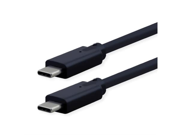 Roline USB till USB 3.2 Gen2x2 USB-C®-kabel 1,50 m Sortera 11029076