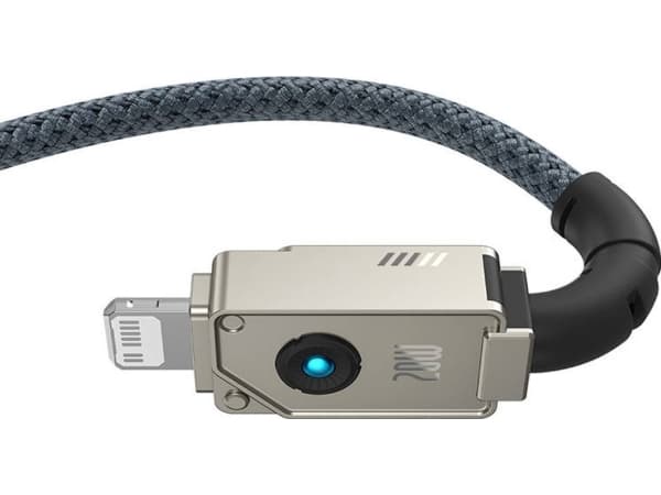 Baseus USB C til IP 20A, 1m hurtigladekabel (marineblå)