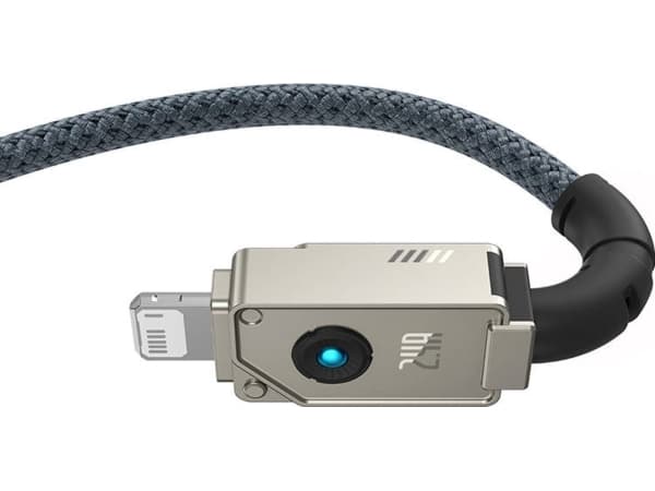 Kabel USB Baseus USB-A - Lightning 1 m Biały (P10355802221-00)