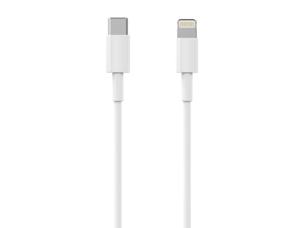 Sinox USB C til Lightning kabel. 1m. Hvid