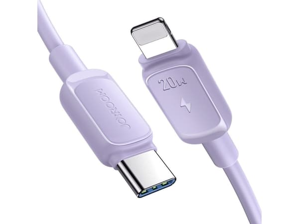 Kabel USB Joyroom USB-C - Lightning 1.2 m Fioletowy (JYR754)
