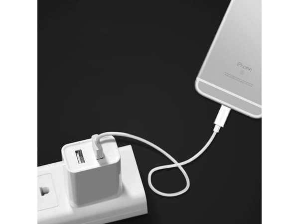 Kabel USB Choetech USB-A - Lightning 1.8 m Biały (6971824971750)