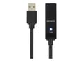 Miniatyrbilde 5 av 5: DELTACO USB2-EX10M - USB-forlengelseskabel - USB (hann) til USB (hunn) - USB 2.0 - 10 m - aktiv