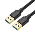 Miniatyrbild 1 av 6: Ugreen USB-A till USB-A 3.0 Kabel 0.5m - Svart