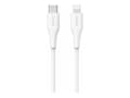 Pikkukuva 2 / 5: eSTUFF INFINITE Super Soft, 1 m, Lightning, USB C, Uros, Uros, Valkoinen